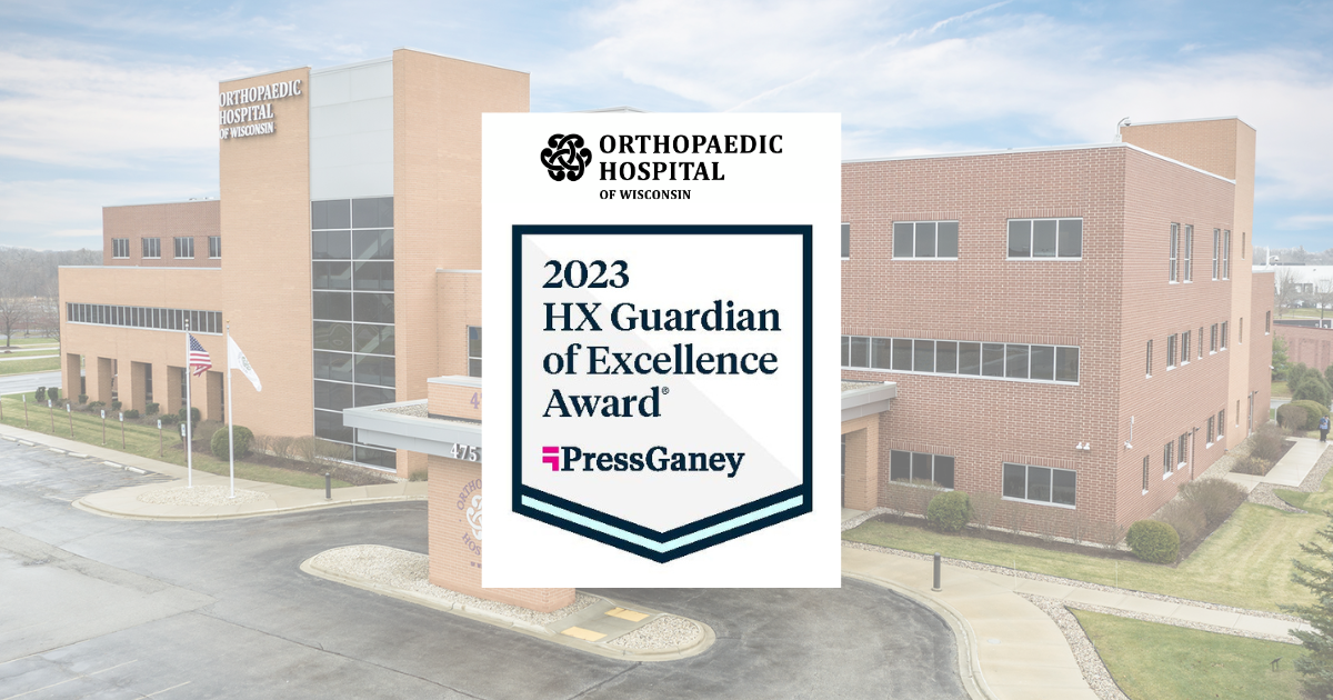 Orthopaedic Hospital of Wisconsin receives 2023 Press Ganey Human